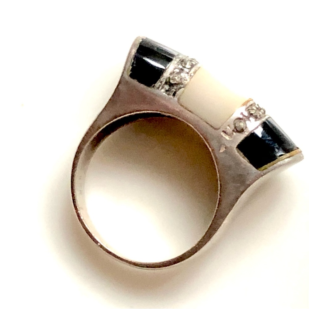 925 Silver mixed stone ring